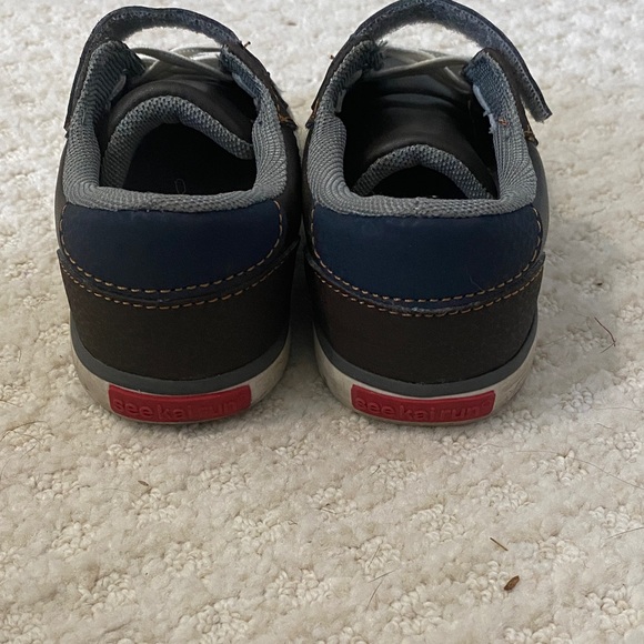 See Kai Run Brown and Blue Kids Sneakers - Picture 3 of 3